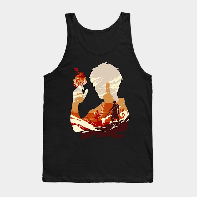 Fire Bender Zuko Tank Top by ramenboy